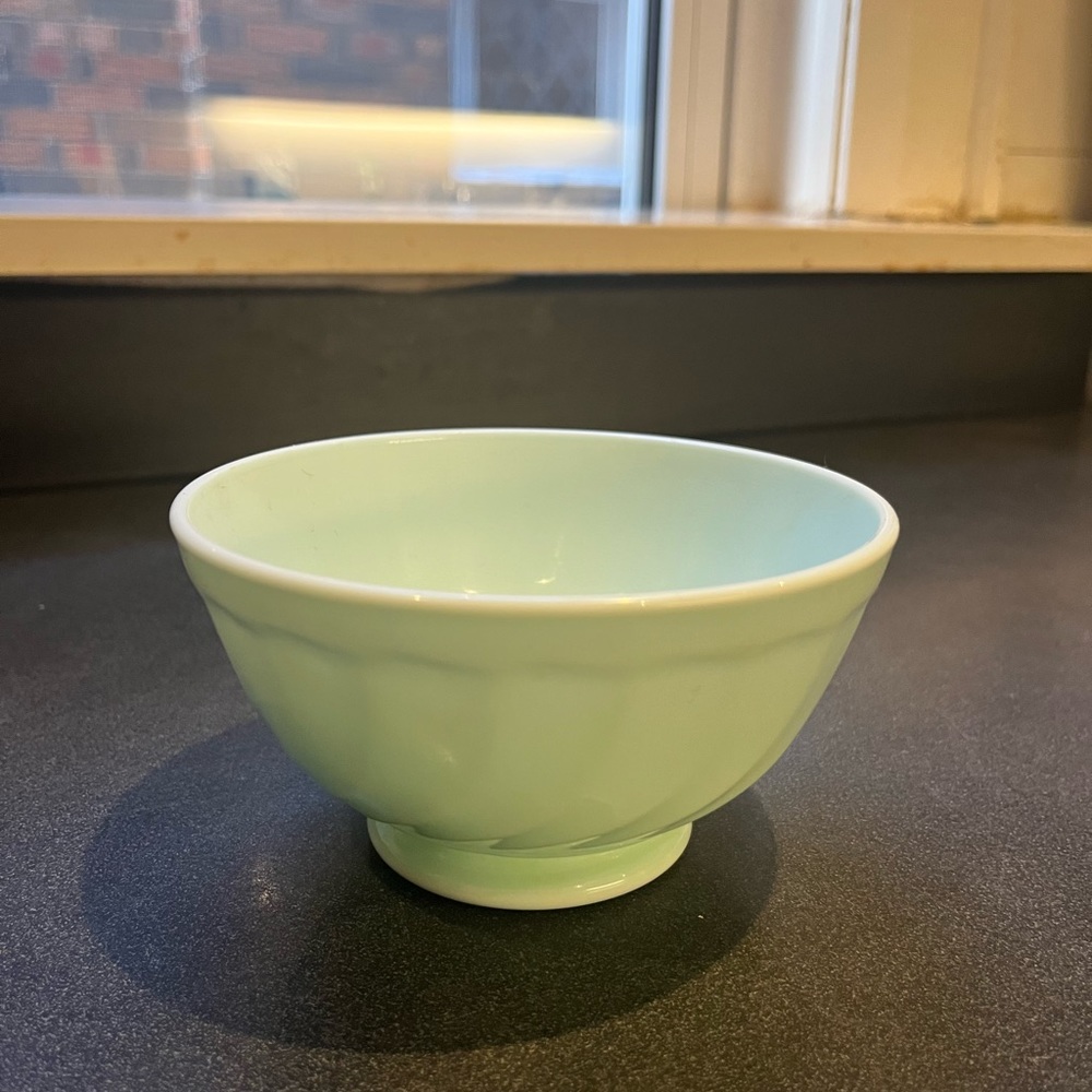 Vintage French Mint Green Bowl
